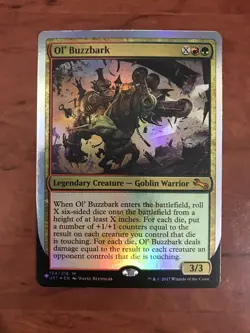 Ol' Buzzbark Foil The List MTG Magic the Gathering Card NM Mint Unstable UST - Image 1