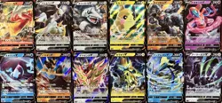 set of 12 authentic Pokemon Card Japanese Blaziken V Arceus Aggron Morpeko - Image 1