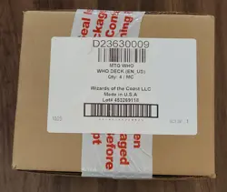 Sealed Case - Magic the Gathering: Doctor Who Commander Decks MTG Set of 4! - Image 1