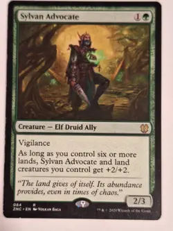 Sylvan Advocate - Commander: Zendikar Rising - Magic the Gathering MTG Nice! - Image 1