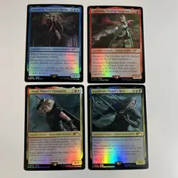 Final Fantasy Costco Promo Cards Foil Cloud Sephiroth Lightning Ultimecia MTG NM - Image 1