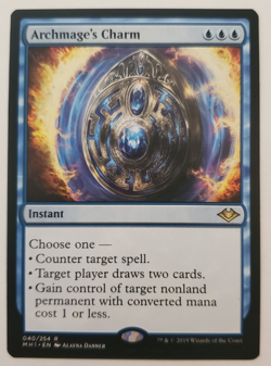 1x Archmage's Charm Modern Horizons MTG Magic the Gathering NM - Image 1