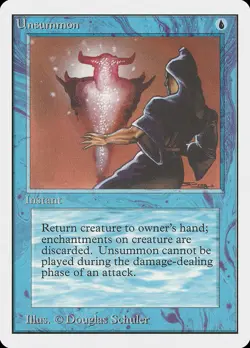 Unsummon | MtG Magic Unlimited | English | Near Mint-Mint (NM-M) - Image 1