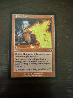 Unholy Heat Modern Horizons 2 Retro Frame Common - Image 1