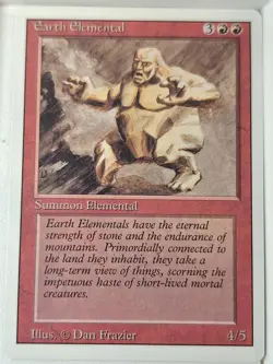 Earth Elemental - Revised Edition Core Set - Magic the Gathering MTG Nice! - Image 1