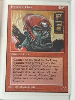 Ironclaw Orcs - 4th Edition Core Set - Magic the Gathering MTG Nice! - Image 1