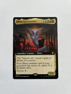Sliver Gravemother NM (Extended Art) Commander Masters Regular MTG 🔥HOT🔥 - Image 1