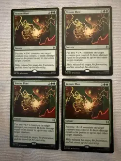 2025 SDCC Magic The Gathering x Spider-Man Venom Blast 0020 Playset x4 - Image 1