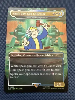 MTG Vault Boy Cap Collector Grand Arbiter Augustin IV (Rainbow Foil) SLD NM Foil - Image 1