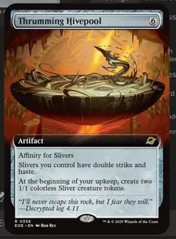 Thrumming Hivepool (Extended Art) Edge of Eternities FOIL - Image 1