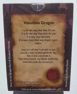 Dragon Shield Valentine Dragons 100 Matte Art Sleeves AT-12047 OUT OF PRINT - Image 2