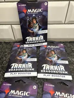Magic The Gathering TCG Tarkir Dragonstorm Play Boosters, LOT OF 5, New, Sealed - Image 4