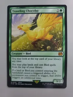 MTG Traveling Chocobo Final Fantasy Regular Mythic - Image 1