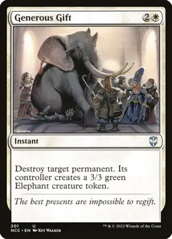1x Generous Gift NM Eng MTG - New Capenna Commander - Image 1
