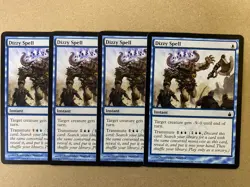 MTG 4x Dizzy Spell # 43 Ravnica: City of Guilds Pauper Magic the Gathering x4 NM - Image 1