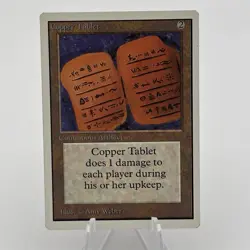 MTG Copper Tablet Unlimited Magic the Gathering NM Near Mint - Image 1