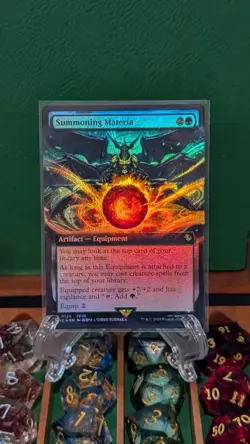 Summoning Materia (Extended Art) - Commander: FINAL FANTASY (FIC) 0124 FOIL - Image 1