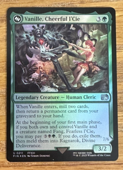 MTG Final Fantasy, Vanille, Cheerful I'Cie / Ragnarok, Divine Deliverance - Foil - Image 1