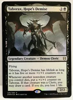 Taborax, Hope's Demise -#129-Zendikar Rising-FOIL-NM - Image 1