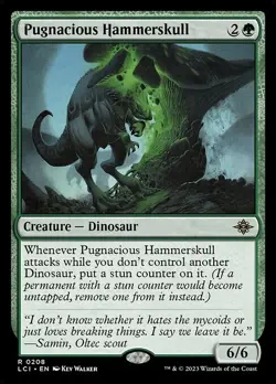Pugnacious Hammerskull 1x MtG Lost Caverns Of Ixalan SP/NM - Image 1