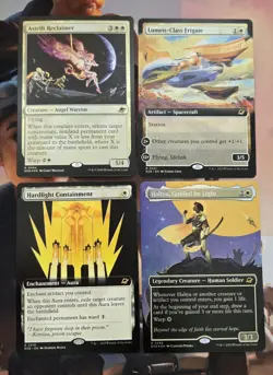 mtg edge of eternities astelli reclaimer 4 foil, haliya guided by light 289 foil - Image 1