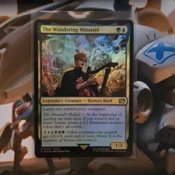 mtg final fantasy the wandering minstrel 249 foil - Image 1