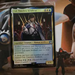 Cid, Timeless Artificer 418 FOIL NM Final Fantasy MTG - Image 1