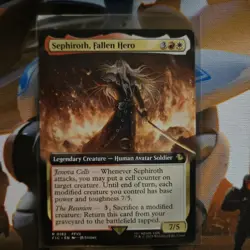 mtg final fantasy sephiroth fallen hero 182 - Image 1