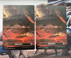 mtg edge of eternities mountain 265 foil 2x - Image 1