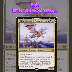 EDH - Rith Dragon Tribal, MTG Commander Deck, Naya, Bracket 2 - Image 1