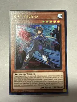 K9-17 Izuna 1st Edition Ultra Rare JUSH-EN031 Yu-Gi-Oh! - Image 1