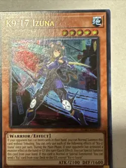 K9-17 Izuna 1st Edition Ultra Rare JUSH-EN031 Yu-Gi-Oh! - Image 3