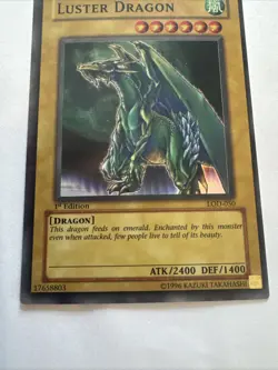 Luster Dragon LOD-050 1st Edition Legacy of Darkness Ultra Rare LP - Image 3