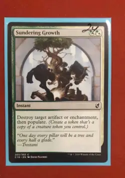 MTG Commander 2019 C19 Sundering Growth MINT - Image 1