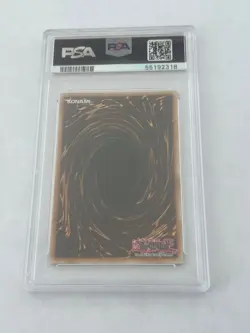 PSA 9 Yugioh Unlimited Secret Rare Tri-Horned Dragon LOB-000 MINT Condition!! - Image 2