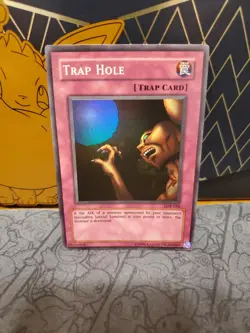 Yu-Gi-Oh Trap Hole #LOB-058 Super Rare - Image 1