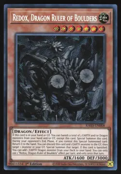 Redox, Dragon Ruler of Boulders - RA03-EN008 - Secret Rare - Yugioh - Image 1