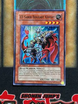 Yugioh XX-Saber Boggart Knight TSHD-EN000 Super Rare 1st Ed NM - Image 1