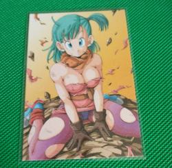 Bulma sexy Anime ACG Waifu custom Cartoon Beauty Holo Card - Image 1