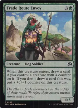 Trade Route Envoy Tarkir Dragonstorm Foil #163 NM MTG - Image 1