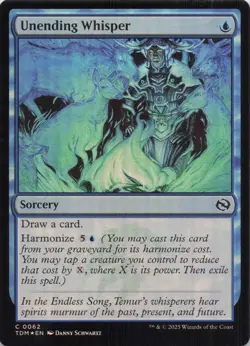 Unending Whisper Tarkir Dragonstorm Foil #62 NM MTG - Image 1