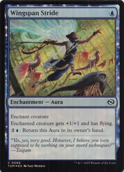 Wingspan Stride Tarkir Dragonstorm Foil #66 NM MTG - Image 1