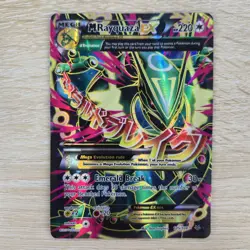 HP DMG M Rayquaza EX 105/108 Roaring Skies Ultra Rare Full Art Pokemon Card - Image 1
