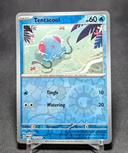 Tentacool Common Reverse Holo 2023 Scarlet & Violet 151 Pokemon TCG Card 072/165 - Image 1