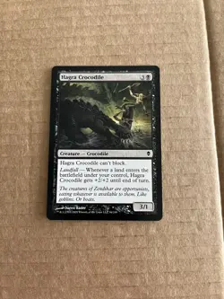MTG Hagra Crocodile Zendikar 94/249 Regular Common NM X2 - Image 3