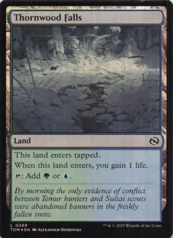 Thornwood Falls Tarkir Dragonstorm Foil #269 NM MTG - Image 1