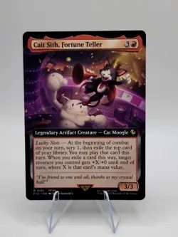 Cait Sith, Fortune Teller (Extended Art) - MTG Final Fantasy (Regular) - Image 1