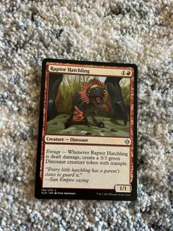 MTG Raptor Hatchling (155/317) Ixalan Regular Uncommon X2 NM - Image 1