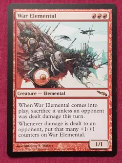 Magic The Gathering MIRRODIN WAR ELEMENTAL red card MTG - Image 1