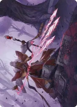 🧙Magic Missile 48/81 Art Series AFR D&D Adventures In Forgotten Realms MTG - Image 1